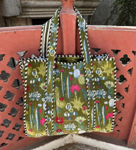Fashionable Bohemian Womens <b>Velvet</b> <b>Quilted</b> Handbag Two Straps Open Closure Elegant Shoulder Purse for Casual Party Wear - Product Image 5