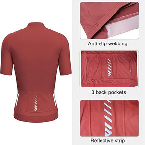 Solid Traders High Quality <b>Men's</b> <b>Cycling</b> <b>Jersey</b> Sets Short <b>Sleeve</b> Pink Breathable Anti-Bacterial Quick Dry Polyester Front Logo - Product Image 2