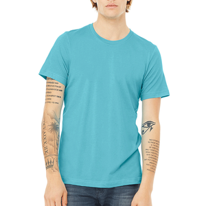 เสื้อยืดคอกลมแขนสั้นทรงหลวมสำหรับผู้ชาย ผ้าฝ้าย 100% แห้งเร็ว ระบายอากาศได้ดี เสื้อยืดลำลอง - Product Image 5