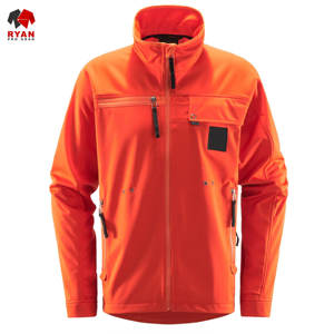 Veste Softshell de qualité supérieure Ryan Pro Gear pour hommes, imperméable, coupe-vent, tissu tricoté écologique - Product Image 4