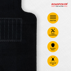 ROADPOWER (RP-MAT-104) Ensemble de tapis de sol universels pour voiture de qualité supérieure, 5 pièces, antidérapants, résistants aux intempéries, nettoyage facile avec spray - Product Image 5