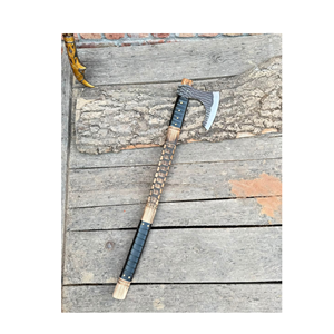 Hacha Tomahawk con mango de madera, hecha a mano por THEWIZ CRAFTS, hoja de acero forjado, herramienta de supervivencia para exteriores, garantía de 3 años - Product Image 4