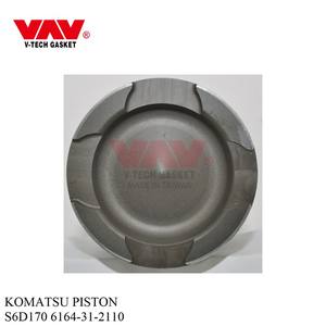 Assurance qualité moteur Diesel TAIWAN 6D170E 6164-31-2110 Piston pour pièces de tracteur Komatsu - Product Image 5