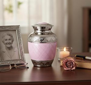 Urne moderne en métal artisanal pour mariage, jardin, patio, décoration de la maison - Product Image 3