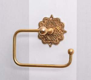 Artistic Wall Mounted Iron Toilet Paper Holder Decorative Tissue <b>Roll</b> Stand For Bathroom Interior Decoration - Product Image 6