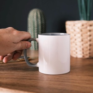 Cute Christmas Porcelain Coffee <b>Mug</b> with Geometric Pattern Personalized Name Logo Customization Gift <b>Box</b> Packaging for Giveaways - Product Image 2