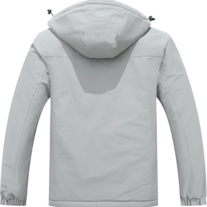 เสื้อแจ็คเก็ตสกีฤดูหนาวสำหรับผู้ชายขายดีที่สุด มีฮู้ด ซิปกันน้ำ 10,000 มม. โพลีเอสเตอร์ 100% ความหนาปกติ อุ่น กันลม กันหิมะ - Product Image 2