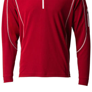 Nouveauté T-shirt de sport pour homme à manches longues avec fermeture éclair 3/4, vêtements de sport, entraînement, fitness, séchage rapide, respirant - Product Image 6