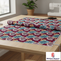 Tela de Algodón Africana Estampada Personalizada de Alta Calidad, Ankara Kitenge, Fabricante Textil OEM ODM, Proveedor de Producción Personalizada