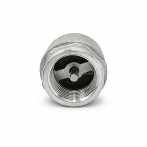 Vanne de retenue en acier inoxydable Pucheng 1,5 pouce, vanne à ressort SUS304, pour pompe, anti-refoulement, neuve - Product Image 2