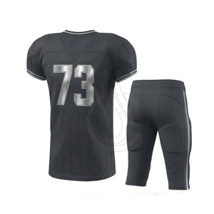 Uniforme de football américain au design moderne, vêtements de sport élégants, polyester de haute qualité, respirant, léger, parfait pour le football - Product Image 2