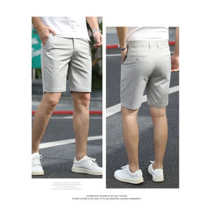 Pantalones Cortos de Cinco Cuartos para Hombre, Estilo Casual y Deportivo, Transpirables, de Cintura Media, Pierna Recta, para Verano, de Fibra de Poliéster - Product Image 5