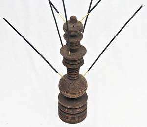 ที่วางธูปไม้โบราณ: ของตกแต่งอโรมาเธอราพีทำมือ - Product Image 3