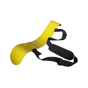 High Quality Adjustable Neoprene Shoulder Support <b>Belt</b> <b>Red</b> Universal Fit Power Training Compression Straps - Product Image 5