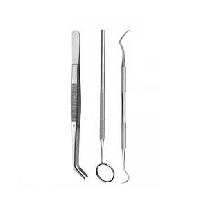 Juego de Instrumentos Dentales Manuales de Grado A+, Herramientas Reutilizables con Agarre Ergonómico, Certificación CE, Espejo de Pulido, Explorador, de Dentavex - Product Image 6