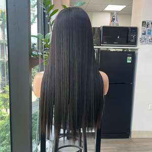 Vente en gros d'extensions de cheveux humains vietnamiens 100% Super qualité double extrémités dessinées os droit bon prix couleur naturelle - Product Image 1