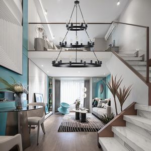 Lampadario a sospensione a 3 livelli in stile industriale retrò da 45 pollici, 27 luci, nero, stile rustico, per sale da pranzo e soggiorni - Product Image 4