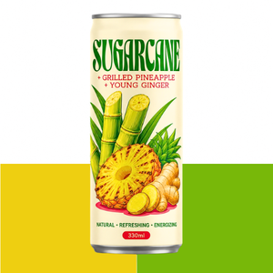 Jus de canne à sucre naturel 330 ml Prêt à boire Boisson aux fruits en conserve Saveurs rafraîchissantes - Product Image 4