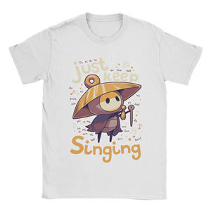 T-shirts Hollow Knight pour hommes, 100% coton, hauts vintage à manches courtes, col rond, t-shirt imprimé pour hommes - Product Image 1