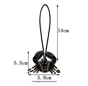 Porte-clés Scorpion multicolore fait main vintage avec strass, breloque de poignet lettre initiale alphabet multicolore scintillante - Product Image 4