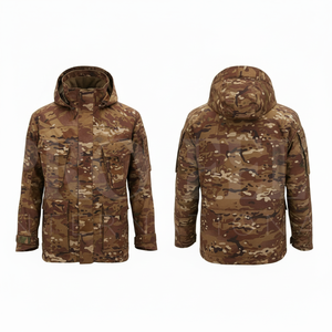 Men's Clothing Lightweight Waterproof Camouflage Outdoor Hooded Jacket Breathable Windproof Utility <b>Coat</b> for Outdoor Jackets - Product Image 3