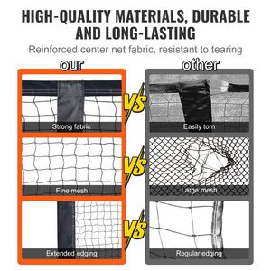 Sistema di Rete da Pickleball Portatile da 22 Piedi, Dimensioni Regolamentari, per Esterni, Resistente alle Intemperie, Telaio in Metallo Stabile, Rete in PE Robusta per il Gioco - Product Image 4