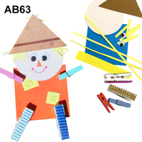 Kit de Bricolage Éducatif en Papier Japonais pour Enfants – Cours d'Art – Thème Animaux & Nature – Couleurs Aléatoires – Marque PLOMA – Pour les 4-12 ans