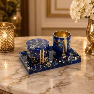 Luxurious Resin Bakhoor Burner Incense Holder Set With Tray Ramadan Eid Gift Arabic Oud Burner Handmade <b>Home</b> Decor Accessory - Product Image 1