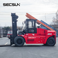 Chariot élévateur diesel Secsun 16 tonnes avec déplaceur latéral (8T-16T disponibles) Chariot élévateur robuste