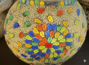 Jarrón de Mesa Bohemio de Vidrio Borosilicato Hecho a Mano con Iluminación, Hojas Coloridas, Colores Personalizados, Decoración para el Hogar y Oficina, Venta al por Mayor GGS - Product Image 4