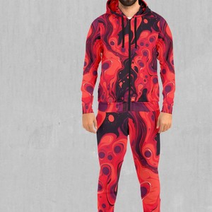 Nouvel ensemble de survêtement pour homme, cousu, sublimation, confortable, anti-plis, respirant, qualité supérieure, à prix abordable - Product Image 6