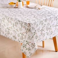 Nappe ronde en coton de qualité supérieure |   Housse de table élégante et lavable pour la maison, l'hôtel, le restaurant, la décoration de mariage et de fête