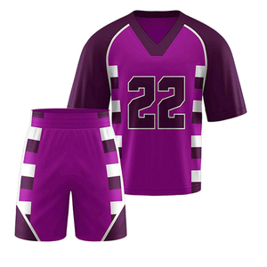 Uniformes de Lacrosse al por Mayor, Transpirables, de Secado Rápido, Tejido que Absorbe la Humedad, Logotipo Personalizado, Nombre del Equipo, Impresión de Número, Camisetas - Product Image 6