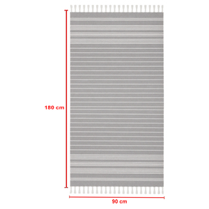 Serviette de plage Fouta à rayures teintes en fil, super absorbante, serviette Fouta écologique, serviette Hammam multi-usages. - Product Image 4