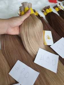 El mejor precio barato 100g color a granel Natural recto no Remy extensiones de cabello Vietnam proveedor de cabello humano venta estilo de lujo - Product Image 4