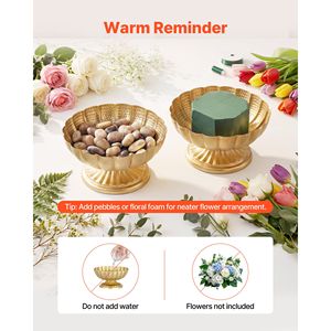 10 mini vasi per fiori da matrimonio da 4,7 pollici, centrotavola floreali piccoli per decorazioni da tavolo per feste, installazione facile, versatili - Product Image 6