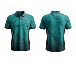 Quick Dry Sublimation Polo Shirt for Training and Gym Wear Durable Stitching for Men Women Youth Quick-Dry Dry-Fit Active Polo - Product Image 2