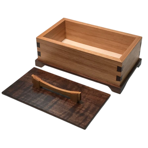 Boîte à mouchoirs en bois naturel personnalisée pour comptoir de salle de bain, décoration de table pour la maison et le bureau, boîtes à mouchoirs en solde - Product Image 1