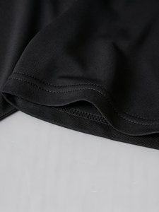 Custom Printed Black Men's Polyester Soft Breathable Waterproof Windproof Work Fashion Uniform Polo Shirt Oeko-Tex Standard 100 - Product Image 5