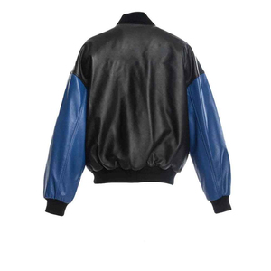 Outdoor Use Plus Size Custom Logo Leather Tracksuits For <b>Men</b> Latest Style Durable Material <b>Men</b> Leather Tracksuit - Product Image 5