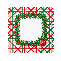 Tapis de jeu de Mahjong festif de luxe moderne, pliable et portable, avec imprimé clochette de Noël pour le divertissement
