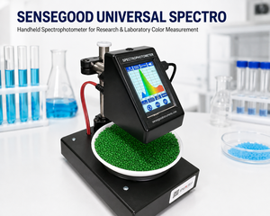 Spectrophotomètre de table portable, photomètre à faisceau LED, analyseur de couleurs à double écran tactile pour la recherche - Product Image 4