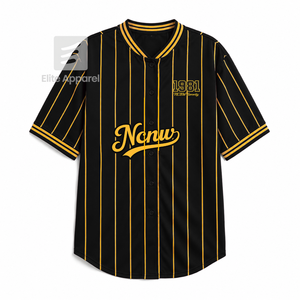 Custom NCBW sorority <b>T</b>-<b>shirt</b> short sleeve logo on front black and gold color striped <b>T</b>-<b>shirt</b> for female Greek apparel - Product Image 1