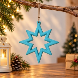 Export Quality Modern <b>Christmas</b> Tree Hanging Ornament with Smooth Finish for Home Decoration and Gift Giving Use from India - Product Image 1