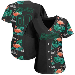 Maillot de baseball uni personnalisé avec logo, chemises rayées boutonnées, maillot de sport en polyester, uniformes de baseball pour adultes, personnalisable - Product Image 2