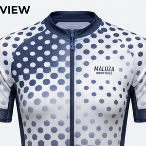 MALUZA INDUSTRIES Jersey de Ciclismo MTB Personalizado para Hombre, Manga Corta, Ligero, Anti-UV, Secado Rápido, 220g, Ropa de Ciclismo de Descenso, Venta al Por Mayor - Product Image 1