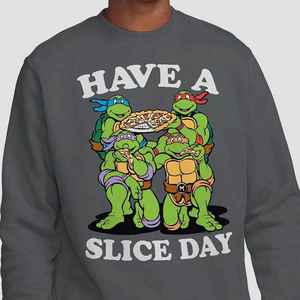 Sweat-shirt à col rond pour homme Teenage Mutant Ninja Turtles, coupe classique, imprimé cartoon, vêtements décontractés d'automne, OEM ODM Sublimation - Product Image 4