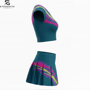Traje de Porristas Profesional para Mujer con Impresión Digital por Sublimación y Proveedor de Fábrica de Marca Privada 2026 - Product Image 2