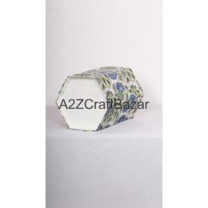 Nouvelle poubelle élégante pliable en carton de coton tendance, forme hexagonale, ouverture supérieure, taille personnalisée, pour bureau et hôpital - Product Image 6