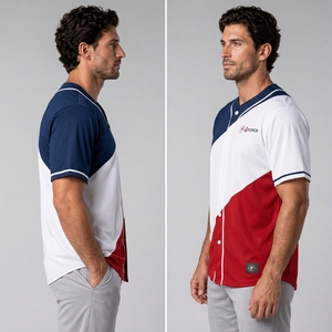 Camiseta de Béisbol Premium, Tejido de Poliéster Transpirable, Absorbe la Humedad, Secado Rápido, Ajuste Atlético, Sublimación Personalizada, Ropa Deportiva para Equipos - Product Image 5
